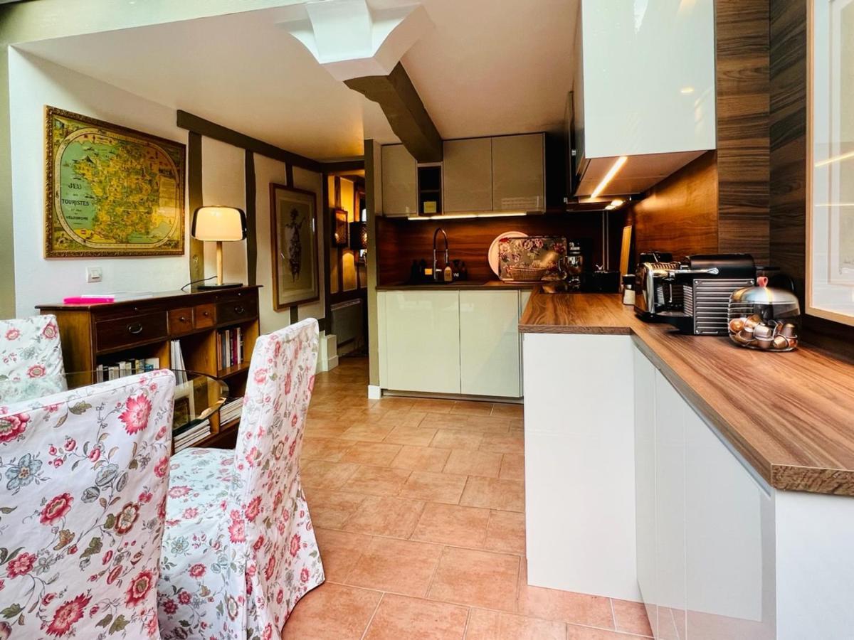 La Maison Blanche Du 10Honfleur Bagian luar foto
