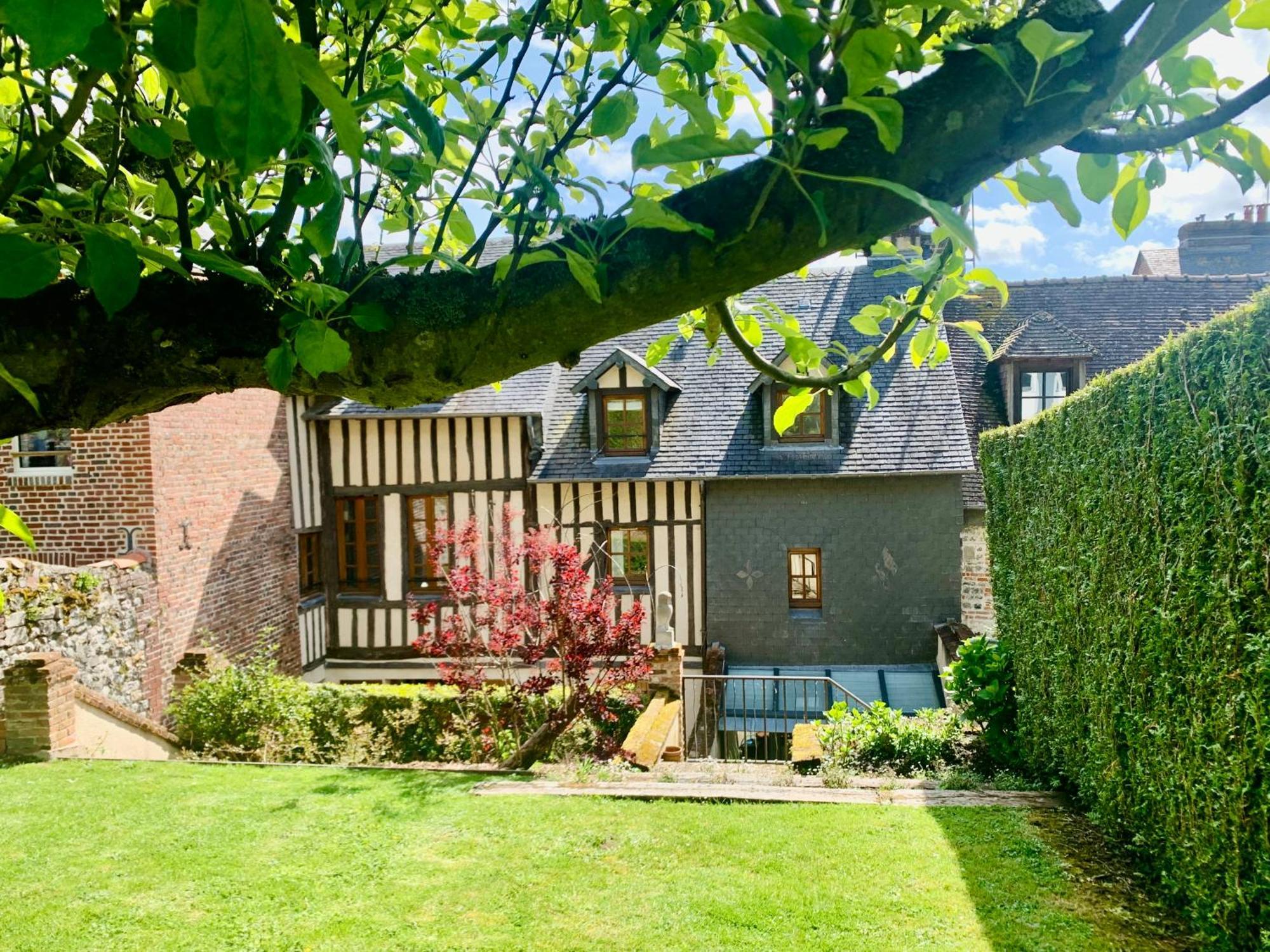 La Maison Blanche Du 10Honfleur Bagian luar foto