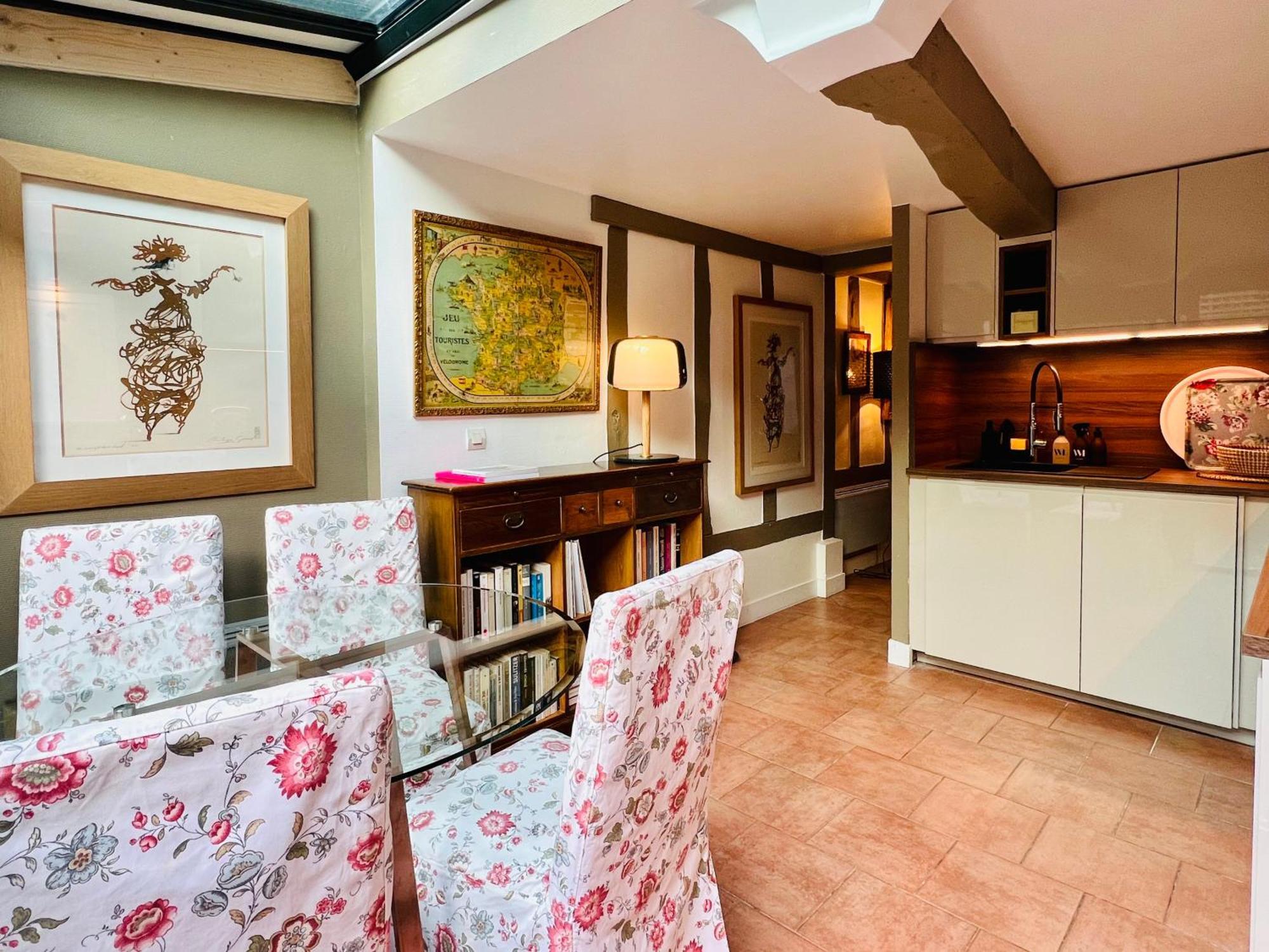 La Maison Blanche Du 10Honfleur Bagian luar foto