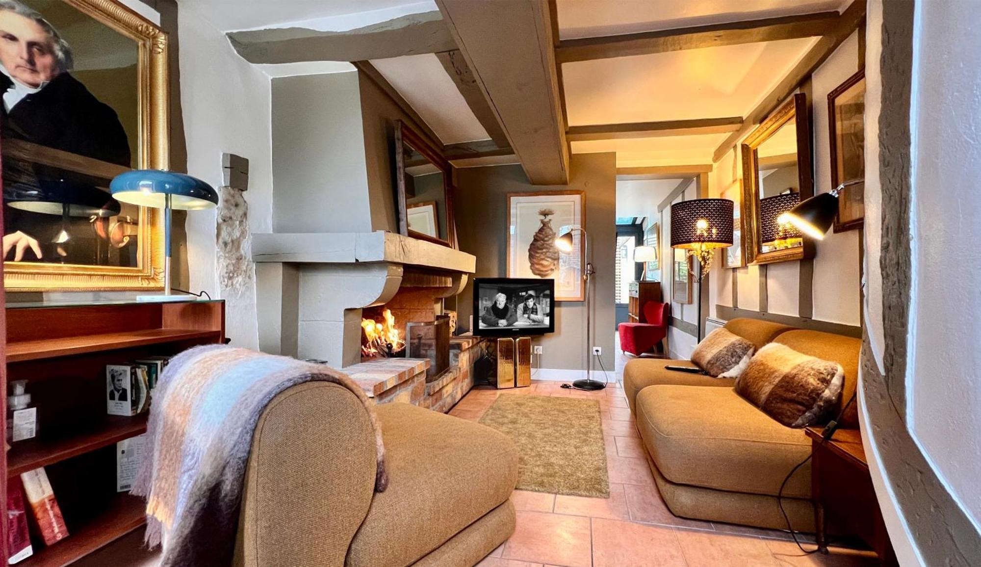 La Maison Blanche Du 10Honfleur Bagian luar foto