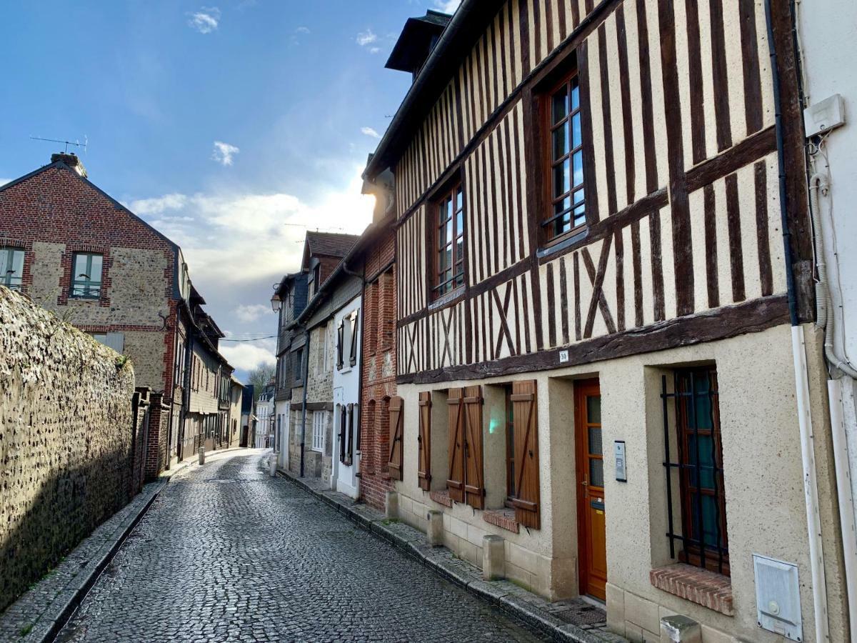 La Maison Blanche Du 10Honfleur Bagian luar foto